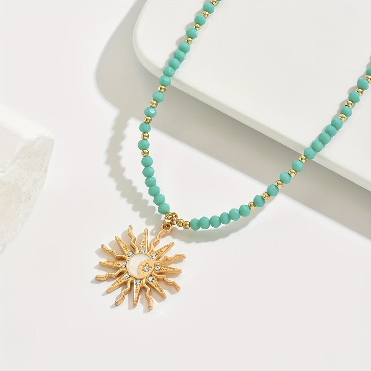 Turquoise Sunshine Necklace