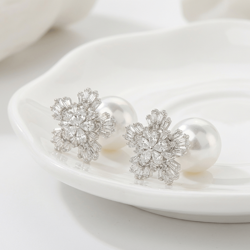 Zirconia Frost Earrings