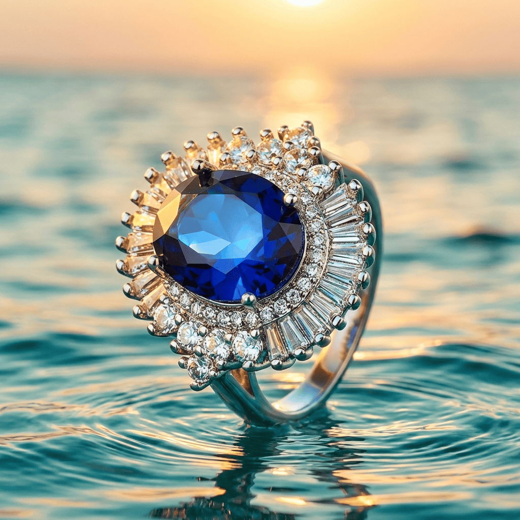 Deep Halo Ring (Adjustable)