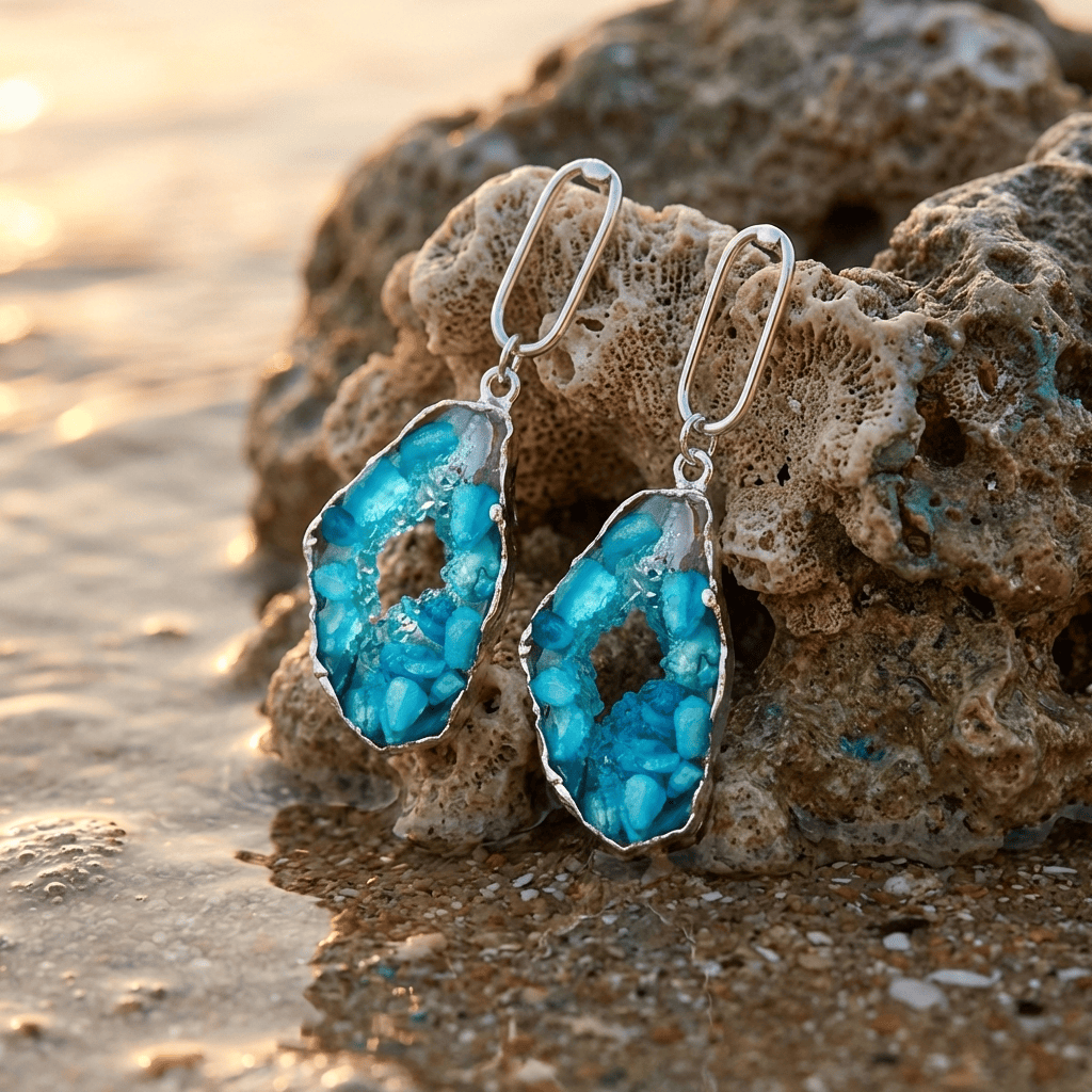 Ocean Fragment Earrings