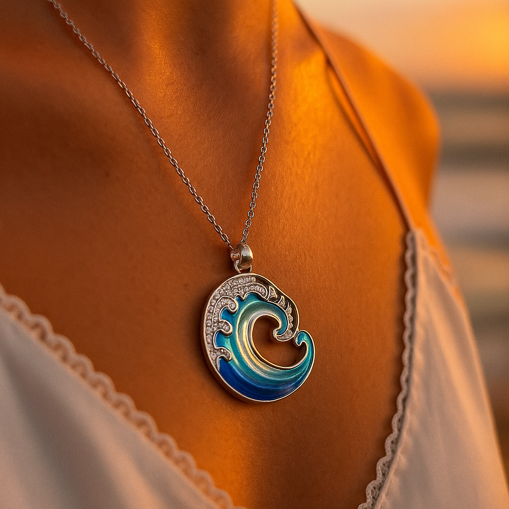 The Beat of the Wave Necklace