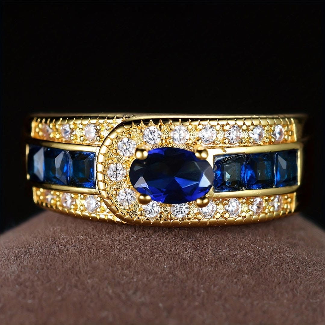 Royal Signet Sapphire Ring