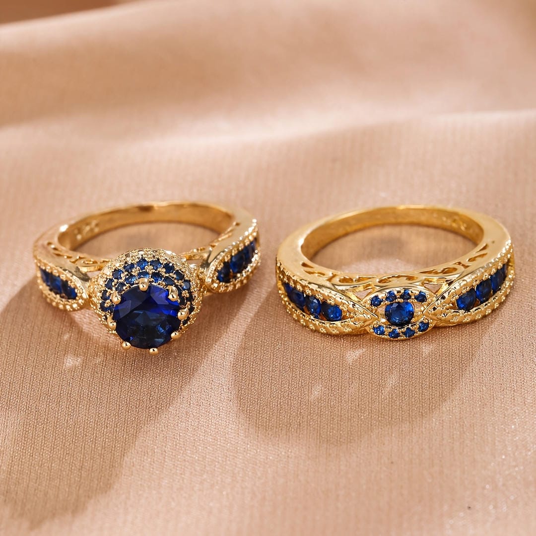 Victoria Sapphire Ring Set