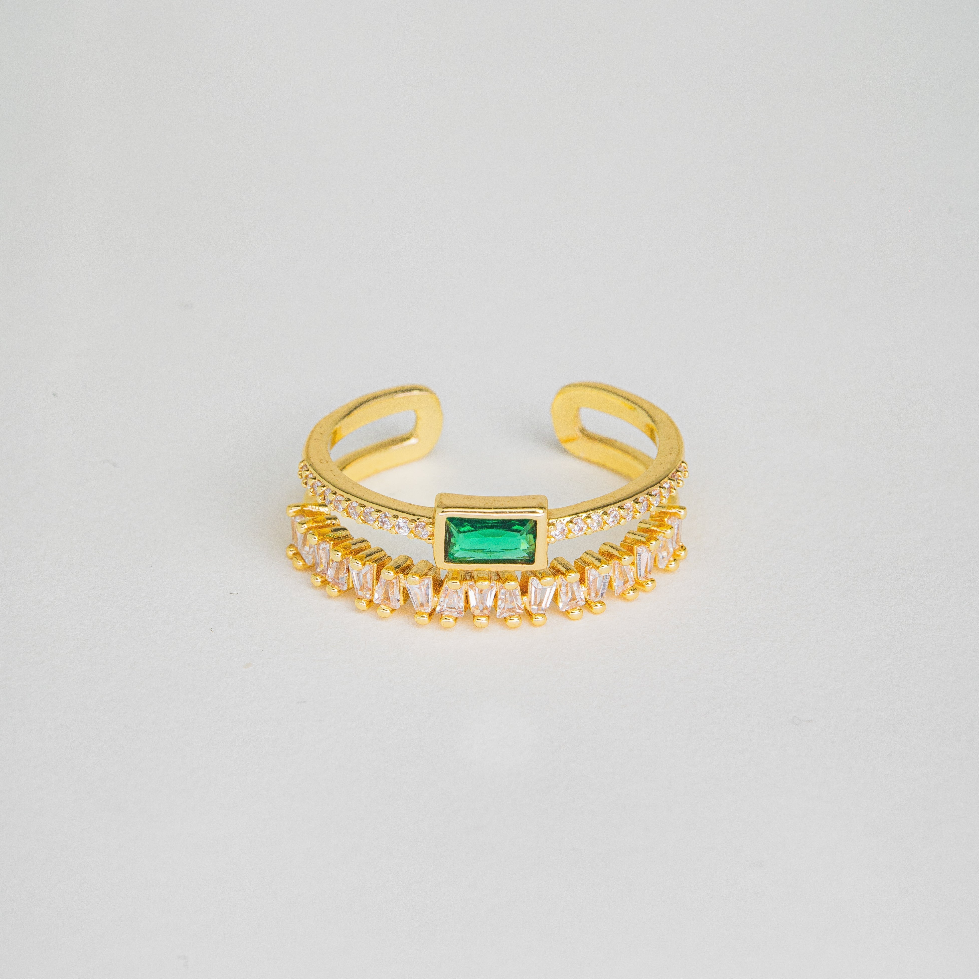 Meya Emerald Gemstone Ring