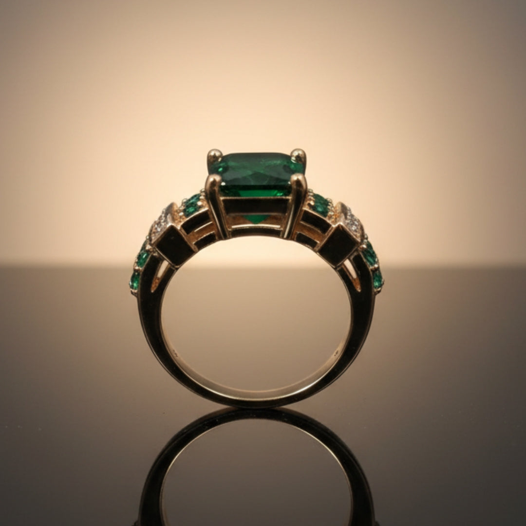 Lafayette Emerald Statement Ring