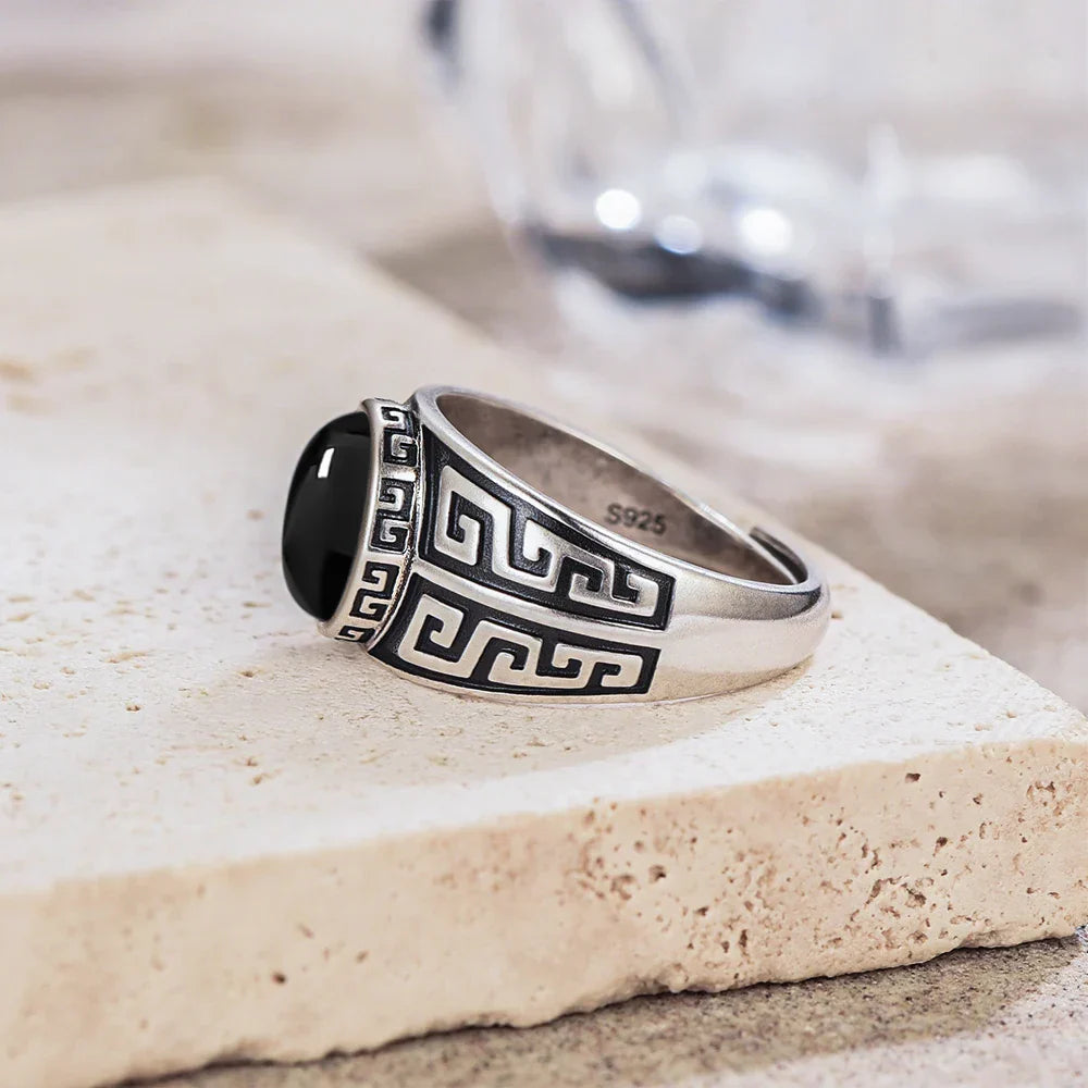 Sophisticated Tiger Eye Silver Ring