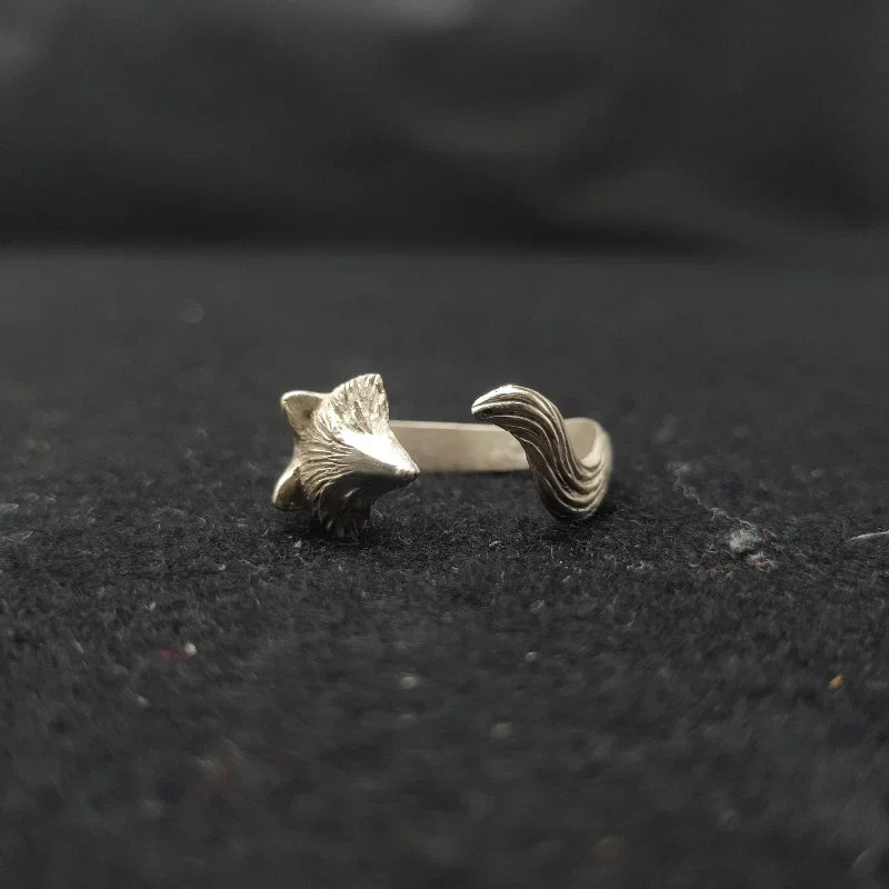 Silver Fox Ring for Women