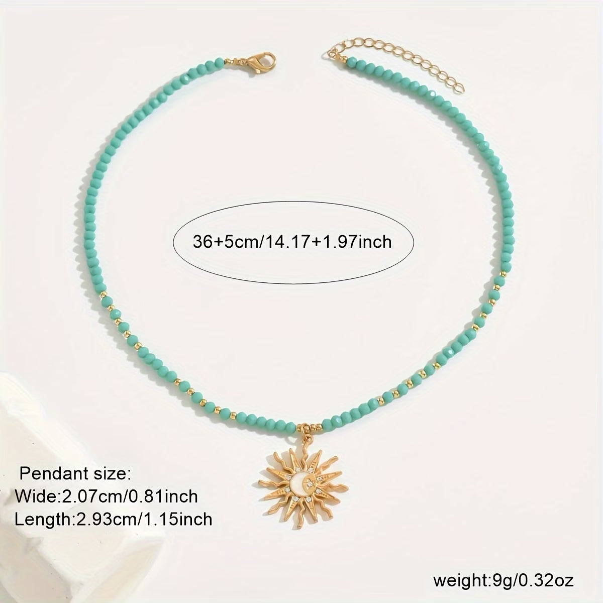 Turquoise Sunshine Necklace