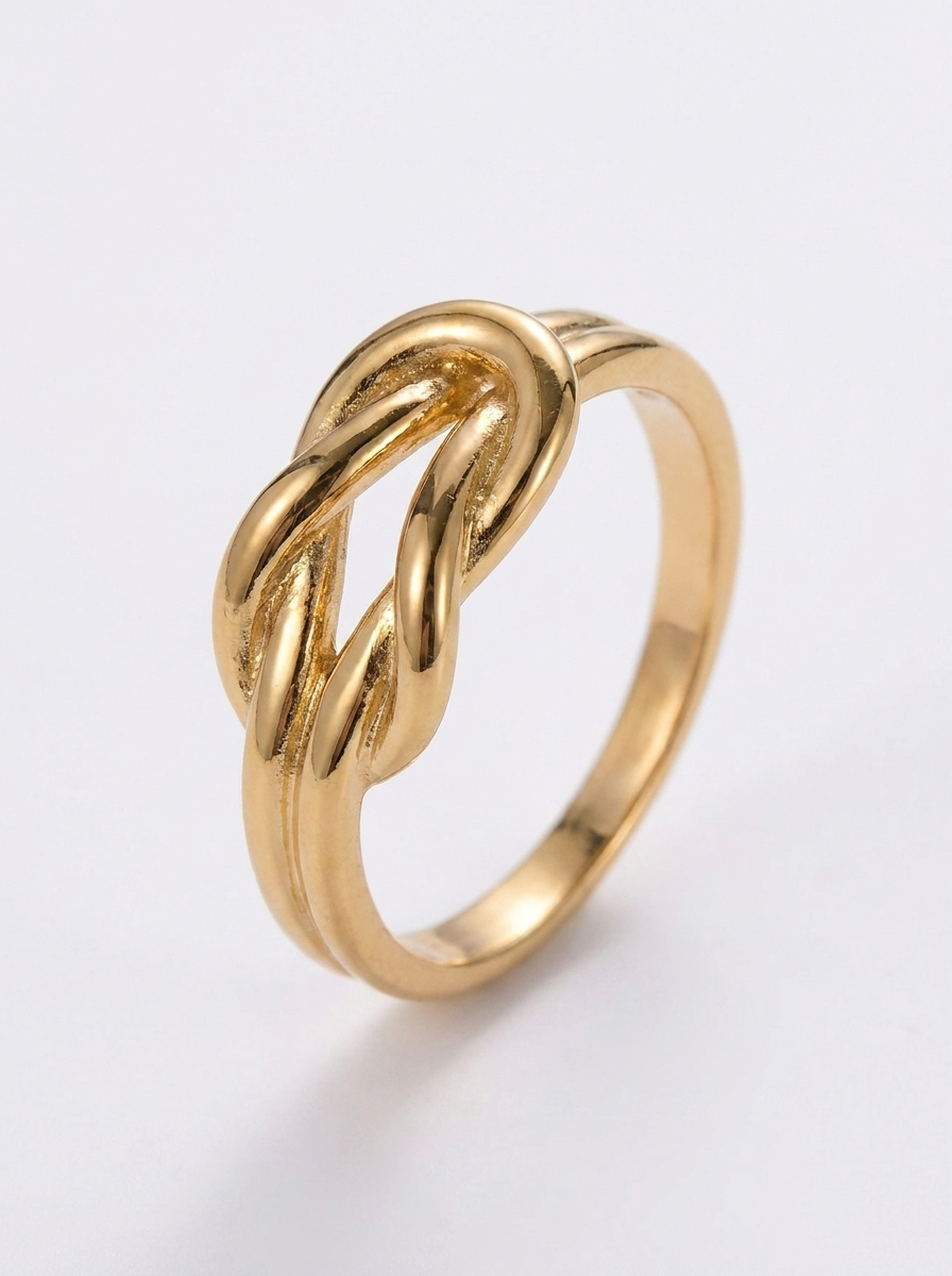 Vintage Gold & Silver Knot Ring
