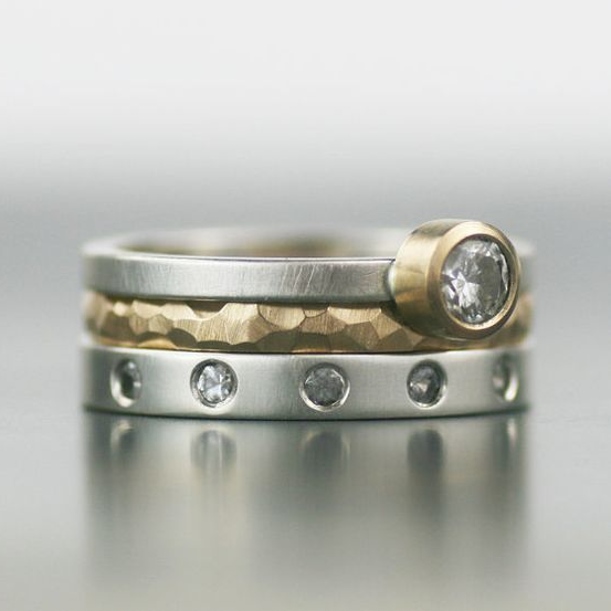 Radiance - Layered Gold & Silver Ring