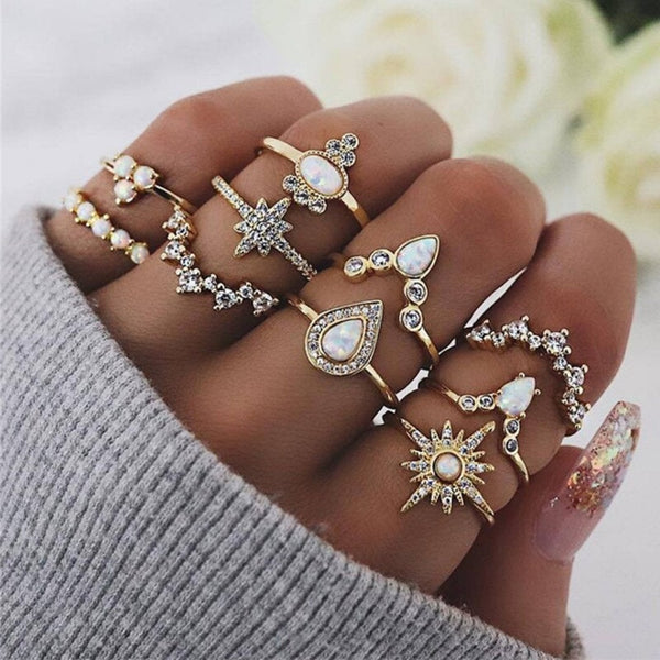 Exclusive Set of 8 to 12 Unique Rings