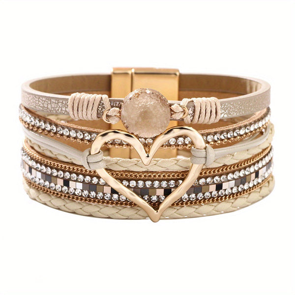 Bohemian Multi-Layer Leather Bracelet