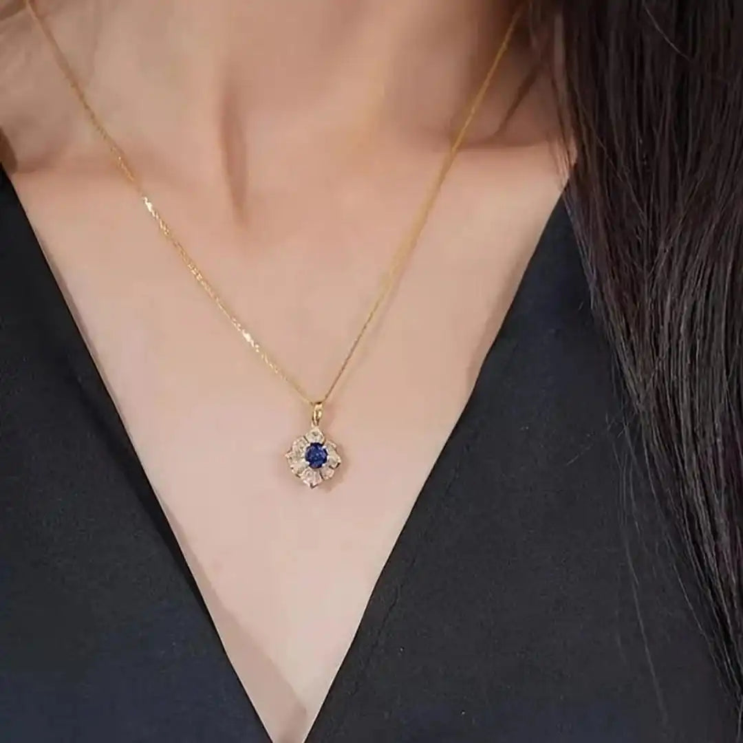 Kavella Noctazure Necklace