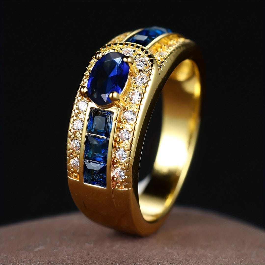 Royal Signet Sapphire Ring