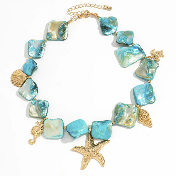 Ocean Dreams Blue Necklace