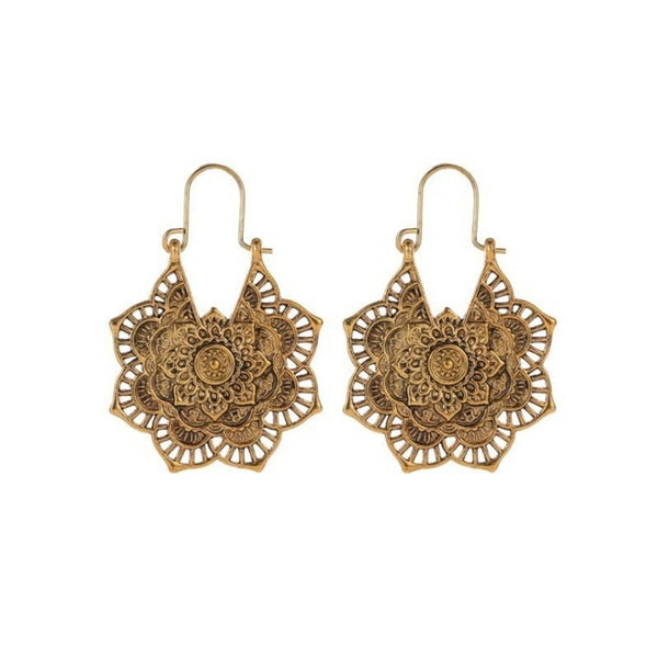 Lotus Mandala Earrings: A Touch of Elegance