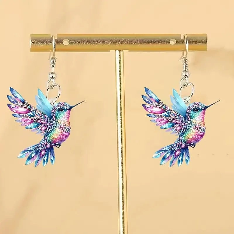 Hummingbird Dangle Earrings