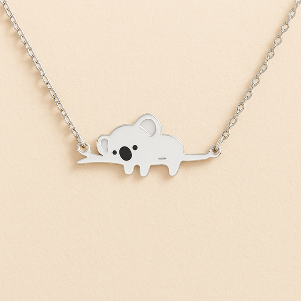 Silver Koala Necklace
