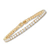 Gold Plated Moissanite Tennis Bracelet