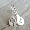 Daisy - Silver Dandelion Earrings