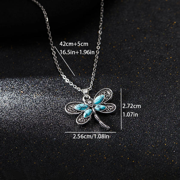 Dragonfly Dreams Silver Pendant Necklace