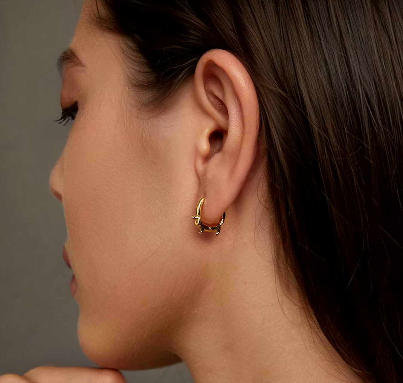 Precious Dachshund Hoops - A Pup Mom's Treasure