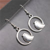 Vintage Bird Charm Drop Earrings – Handmade Boho Jewelry