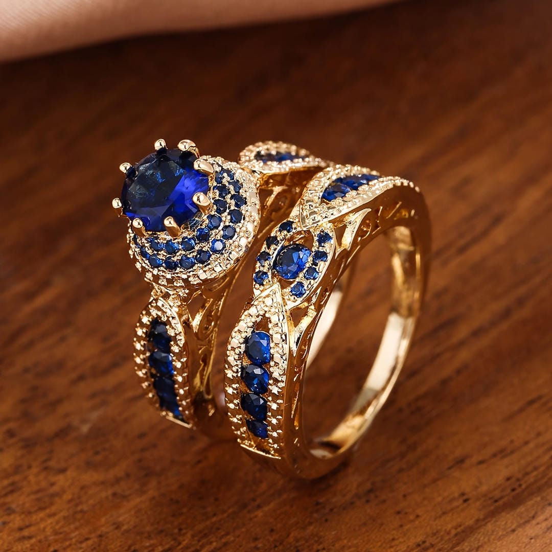 Victoria Sapphire Ring Set