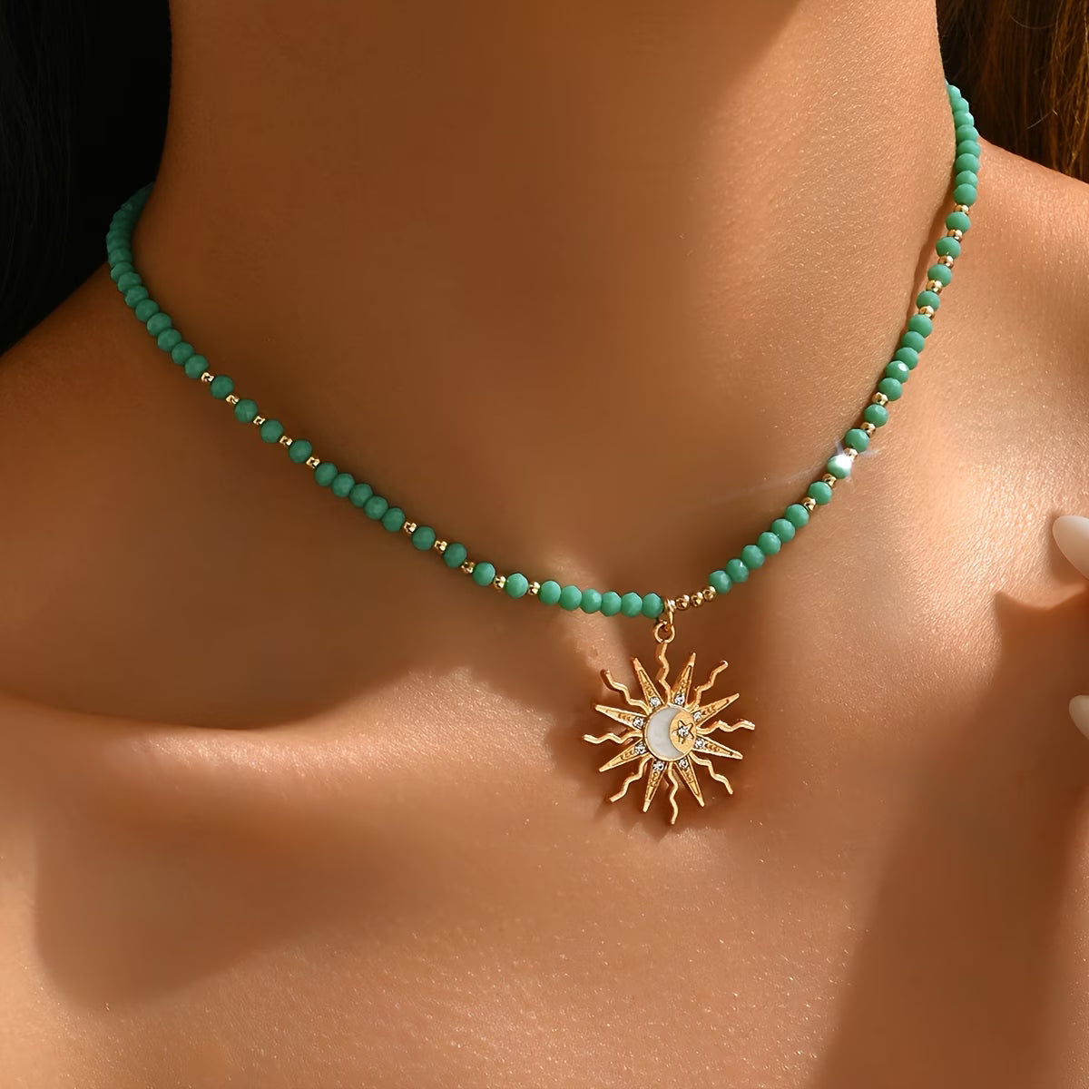 Turquoise Sunshine Necklace