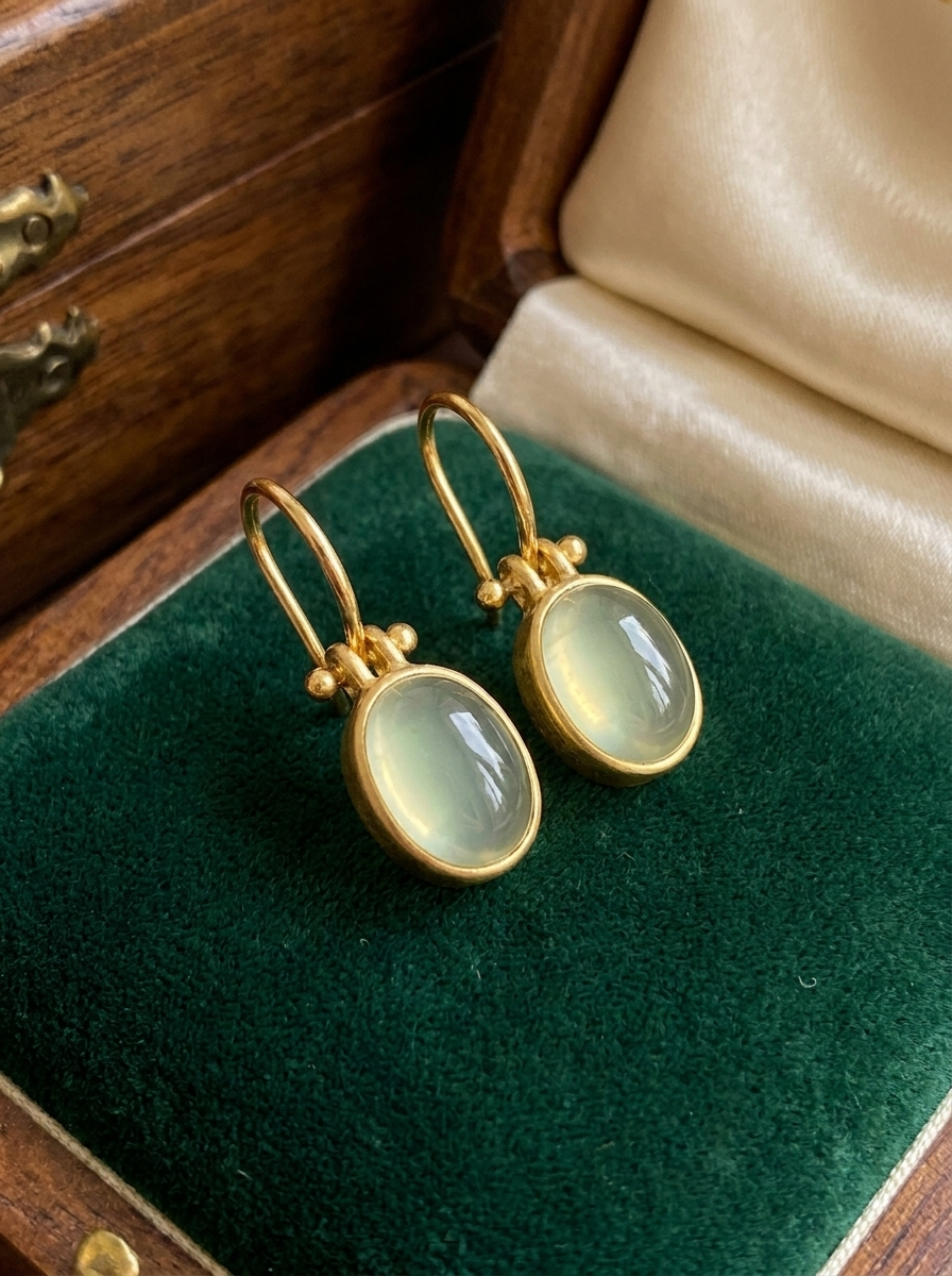Exclusive Vintage Moonstone Earrings