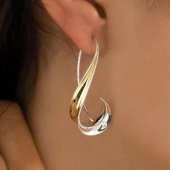 Golden Vintage Drop Earrings