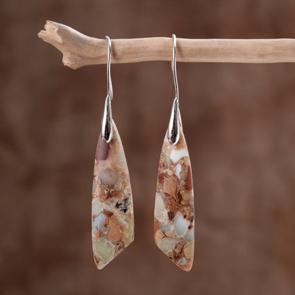 Heavenly Stone Hook Earrings